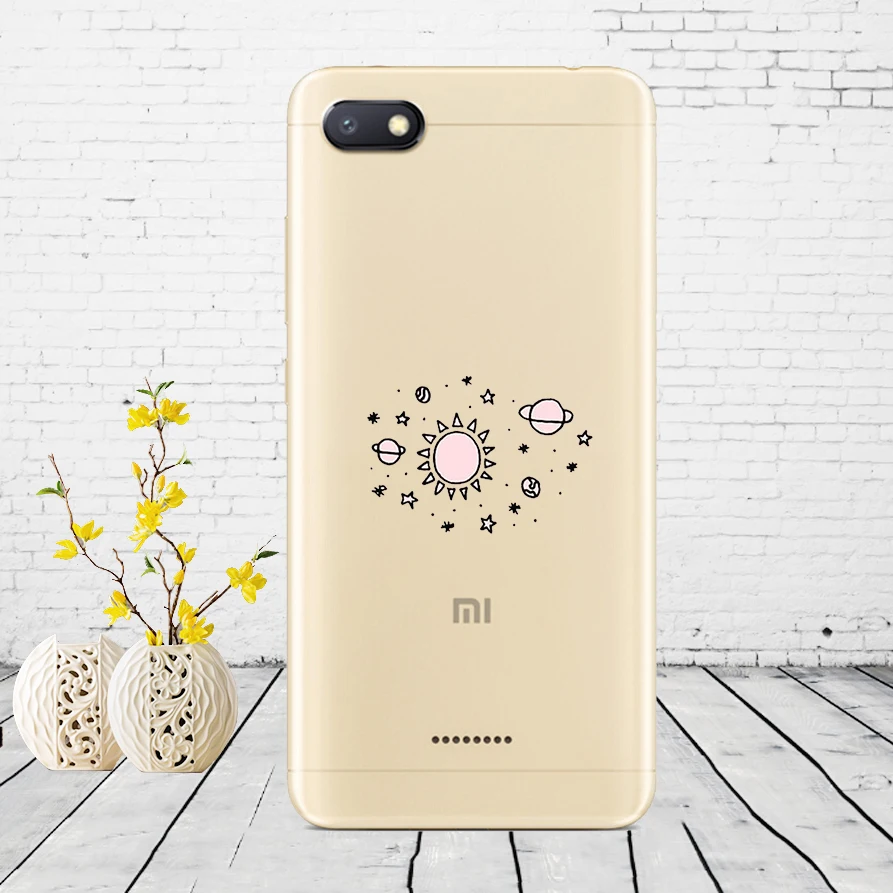 C48 Силиконовый чехол для xiaomi redmi 6a защитный чехол Мягкий ТПУ чехол для телефона Чехлы для xiaomi redmi 6A чехол бампер 6a Coque - Цвет: C48