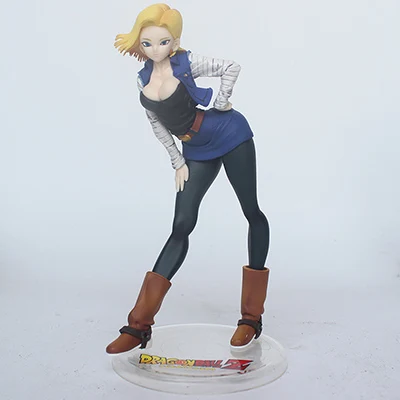 A no box 3styel Dragon Ball Z Сексуальная Android 18 лазурит Стрекоза фигурка игрушки коллекция кукла рождественский подарок - Цвет: A no box