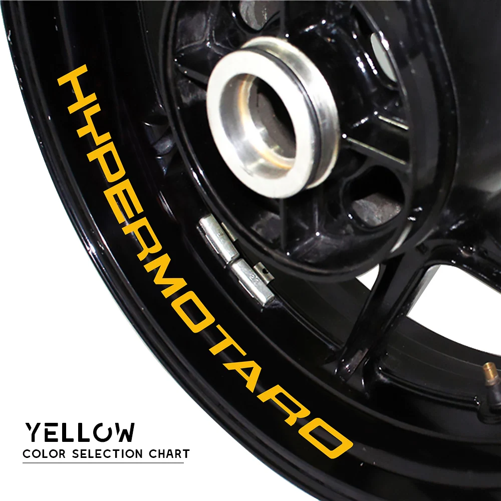

Motorcycle reflective stickers bicycle tire tread letters moto decorative decals for DUCATI HYPERMOTAR 796 821 939 1100