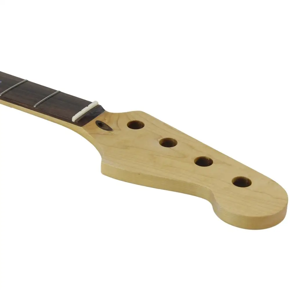 FLEOR 1 шт. кленовый 21 Fret Басс Шея палисандр гриф Матовая атласная отделка для басов