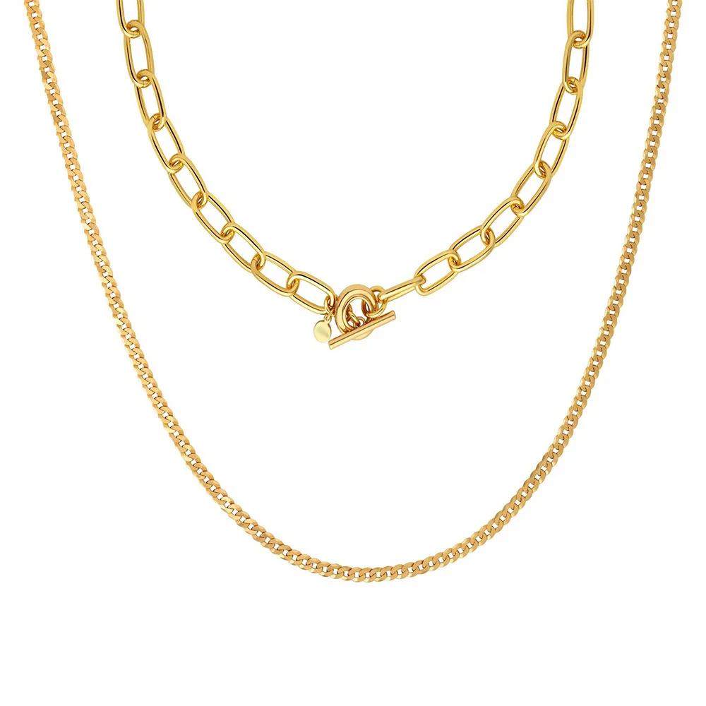 

Lady New Fashion Trend Chain Ladies Necklace Same Style Party Gift Alloy Jewelry Wholesale Direct Sales