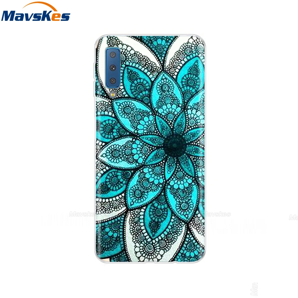 19 Силиконовый чехол для samsung Galaxy A7 чехол A750 A750F чехол 6,0 'TPU чехол для телефона samsung A 7 750 750F Fundas Coque - Цвет: 19