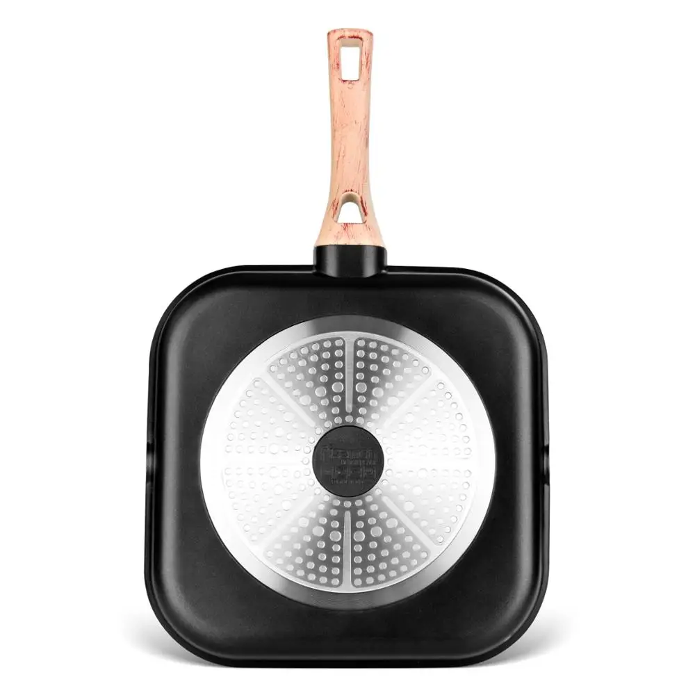 Сковорода гриль FISSMAN с черной жемчужиной и антипригарным покрытием|Сковороды| |