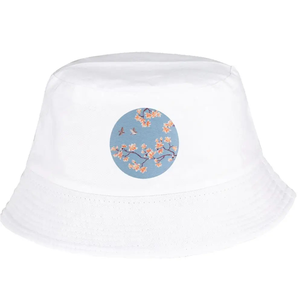 Панама с ароматом птиц в Твиттере шляпа цветами для рыбалки летняя кепка мужская