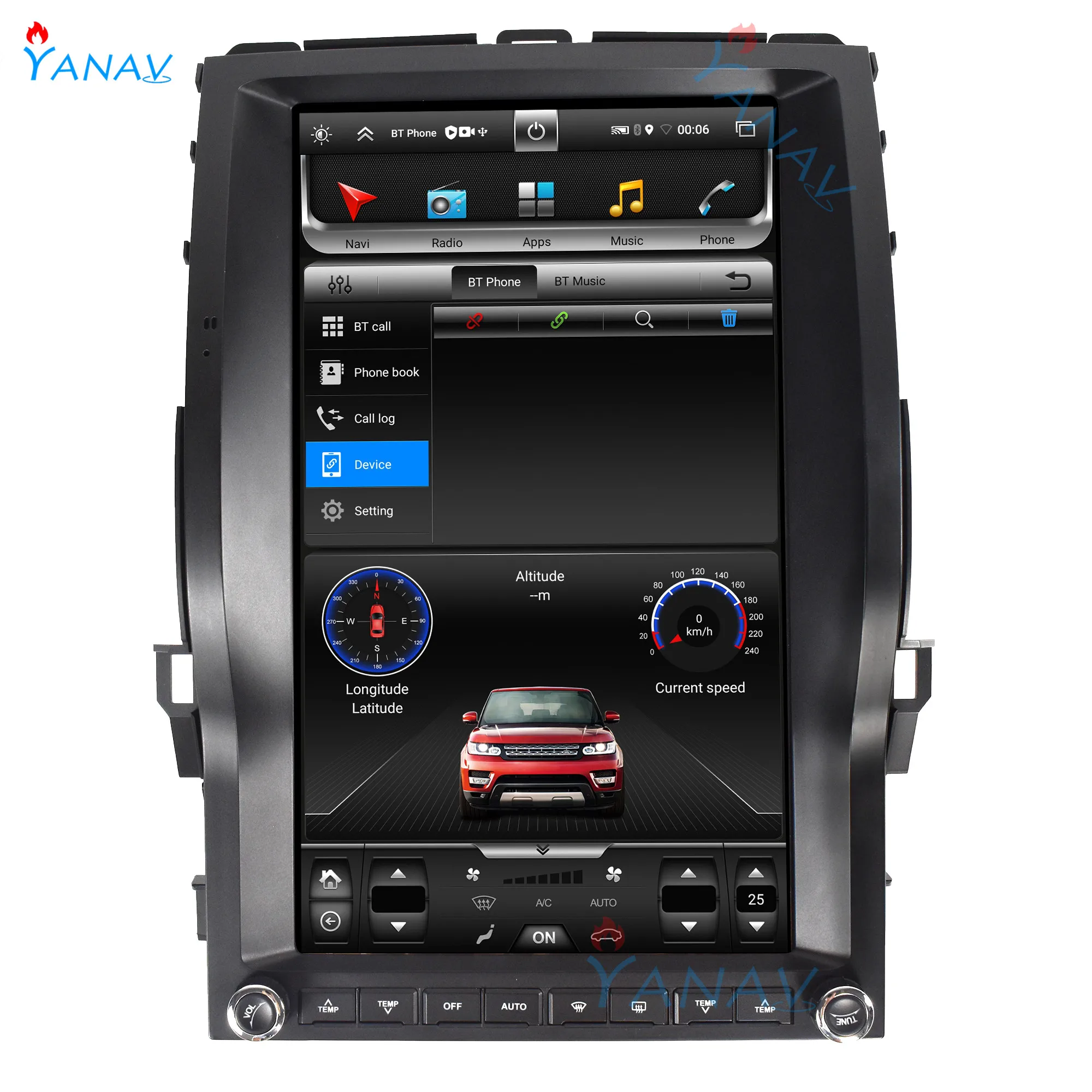Android автомобильный Радио Мультимедийный DVD плеер для Toyota Land Cruiser Prado GX470 2002 2010