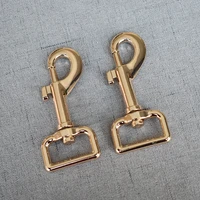 1 piece 25mm golden metal retaining ring carabiner clip swivel trigger dog buckle key hooks diy craft lobster clasp