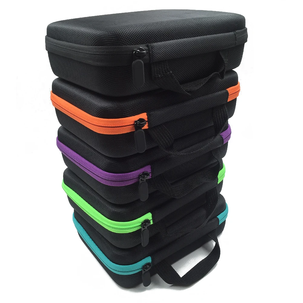 Essential Oil Case 30 Bottles 5ML10ML 15ML Perfume Box Travel Portable Carrying Holder Nail Polish Storage Bag | Дом и сад