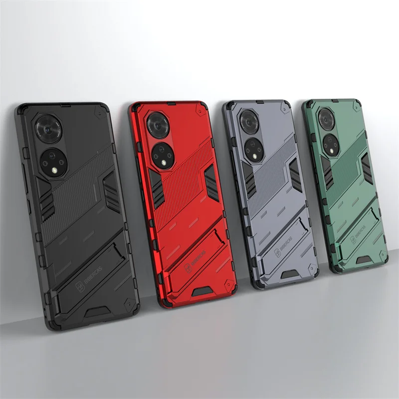 Funda con soporte para Huawei Honor 50, carcasa trasera a prueba de golpes, armadura, 50 Pro 50-0