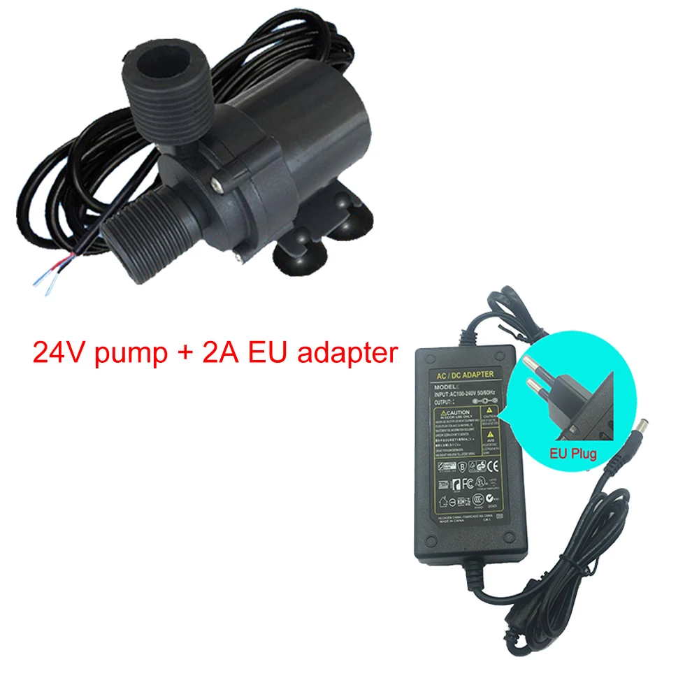 SR600B USB Submersible Self-priming Pump Water 12V Circulation Solar 24V Fish Tank Pump 400-650L/H Cycle Fountain 2.4-4.1M Mute от AliExpress WW