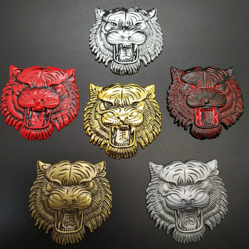 Новинка украшение автомобиля 3D металлический логотип тигра эмблема