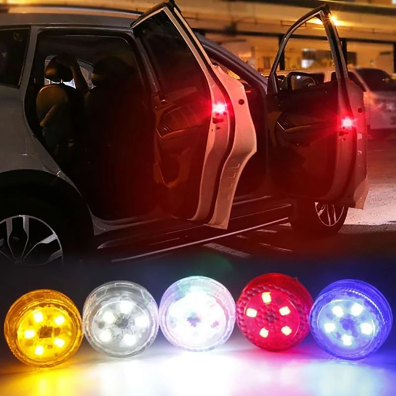5 светодиодов открывающаяся дверная вспышка для автомобиля предупреждающий