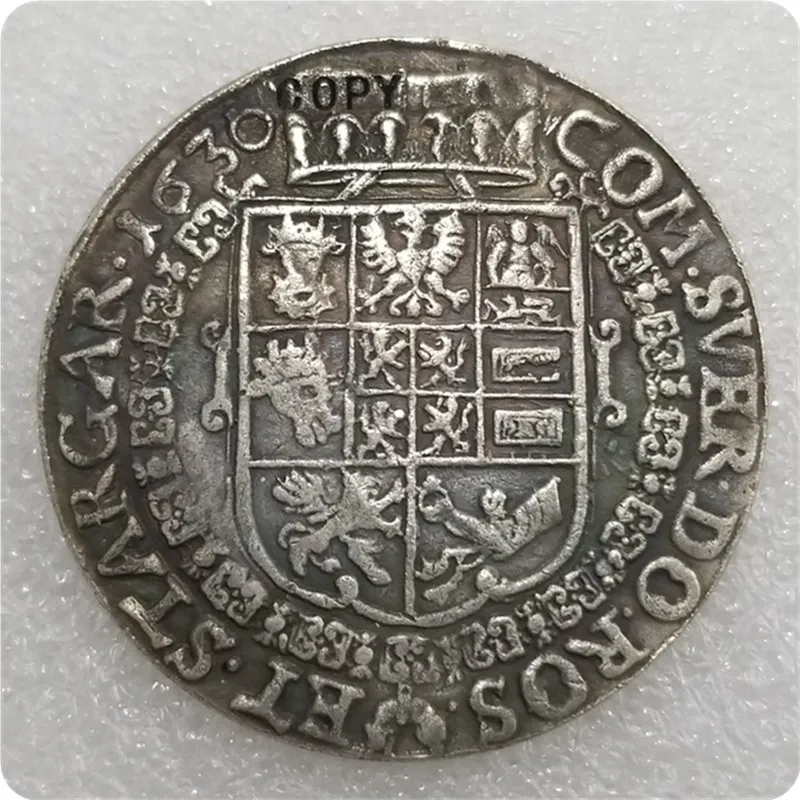 Medieval Prussian 1630 Coin Medal COPY commemorative coins