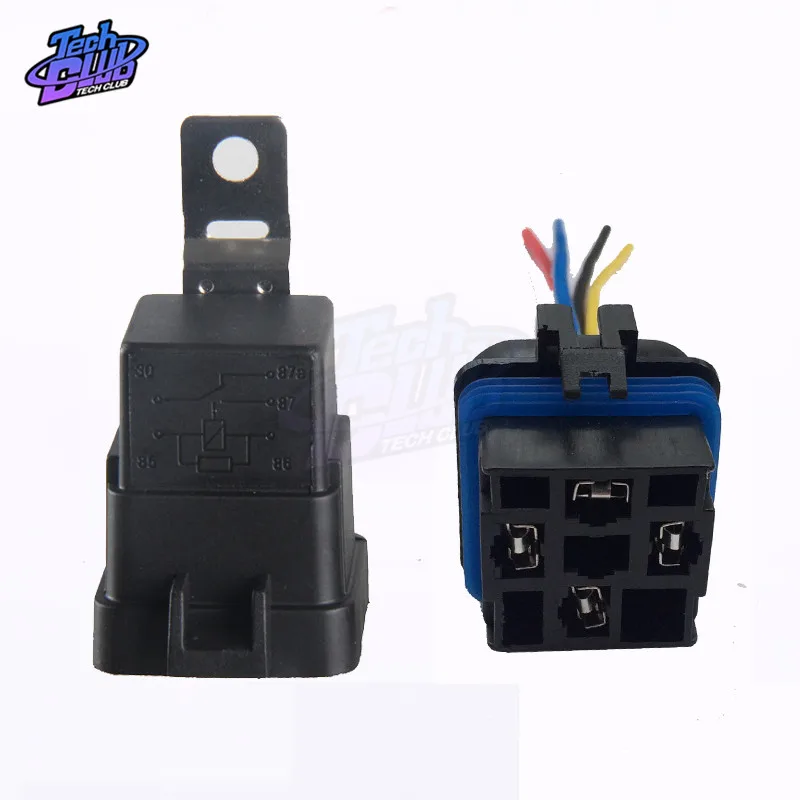 1 шт. автомобильное реле водонепроницаемое интегрированное проводное 12 В