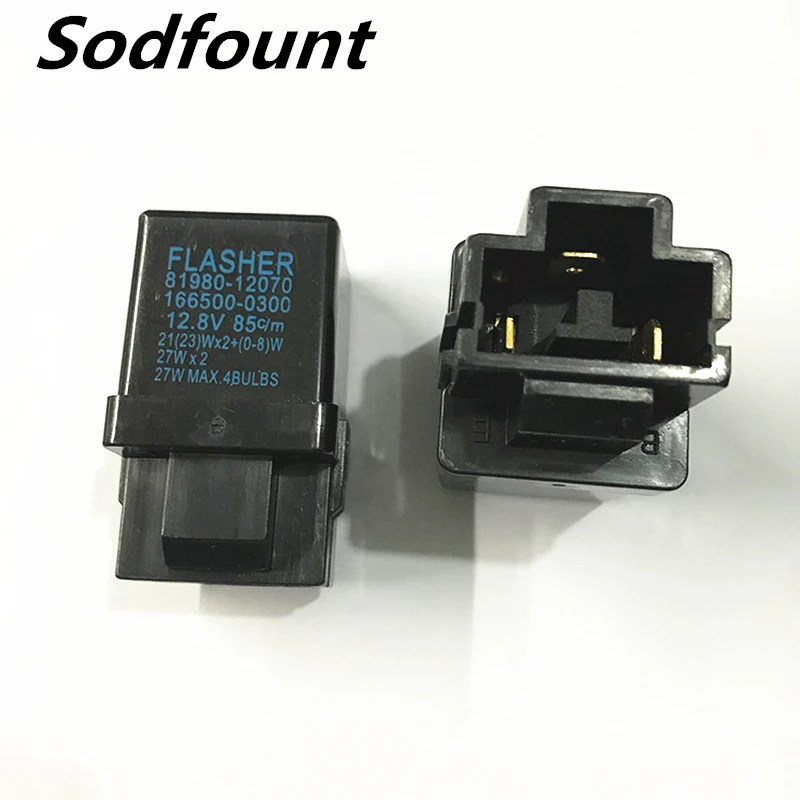 

1 шт. 3-контактное 12 В Автомобильное проблесковое реле 81980-12070 166500-0300