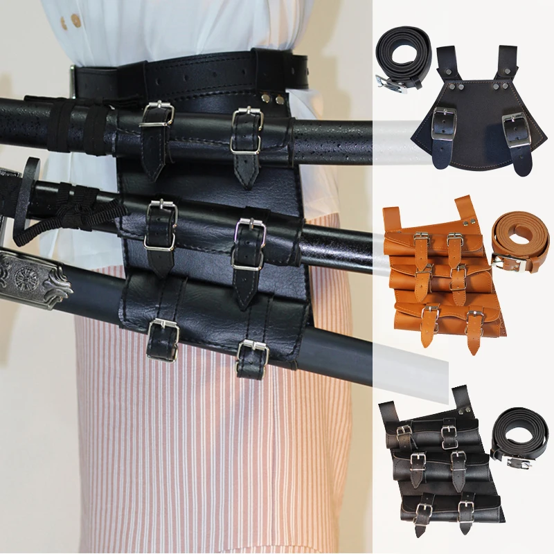 

Medieval Sword Belt Waist Sheath Scabbard Frog Holder Adult Men Larp Knight Weapon Costume Rapier Ring Belt Holster For Katana