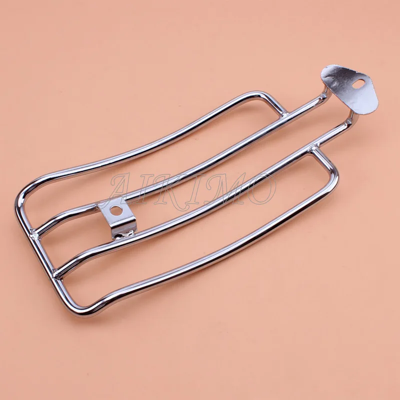 Motorcycle Luggage Carrier Support Shelf Frame Rack With Stock Chrome Steel Painted Solo Seat Fit For Harley Sportster XL 85-03 |