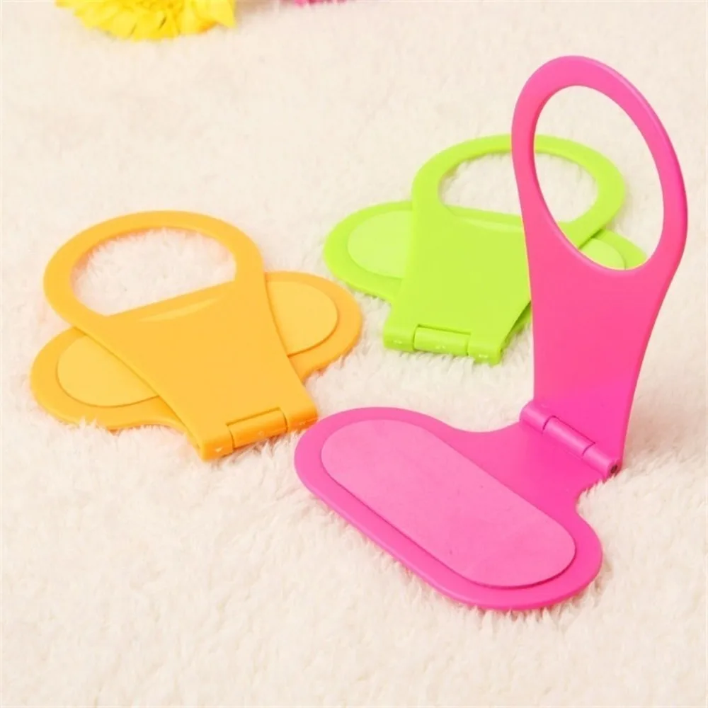 Складной для мобильных телефонов крепление для зарядки Держатель подставка монопод Штатив Поддержка телефона Полка с крючками для случайного цвета
