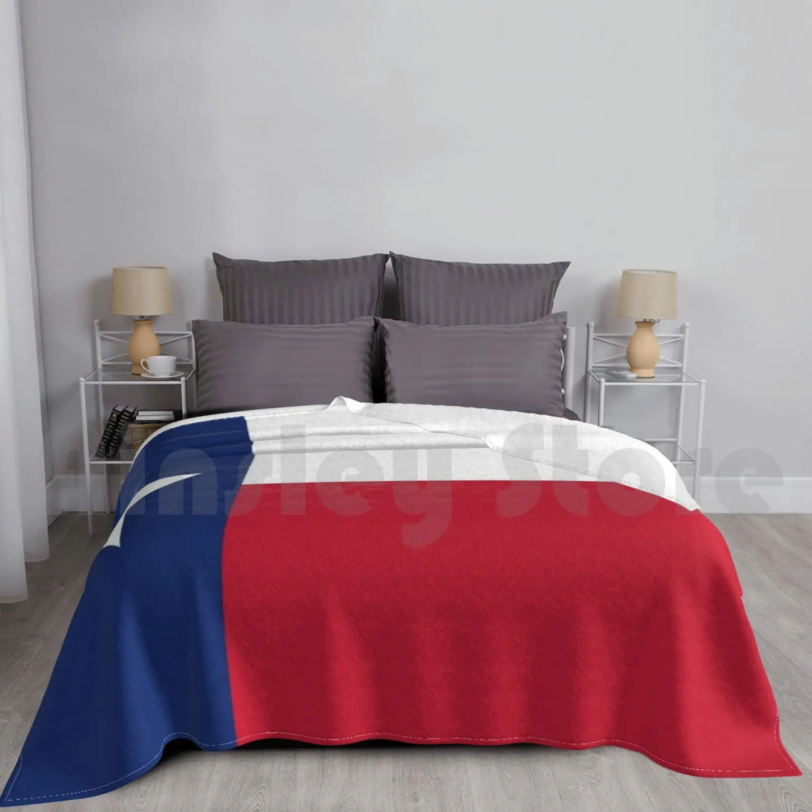 Одеяло с Техасским флагом супермягкий теплый тонкий теплая ткань Техасский