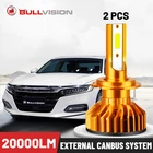 Светодиодные фары Bullvision H11 H4 6000 лм Canbus HB3 HB4 5000K 9005 K Autolamp 9006 4300K H8 H9 8000K Fog H7 Дальний и ближний свет