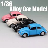 136 scale car old beatle metal alloy car diecasts toy vehicles miniature model car toys for children free shipping