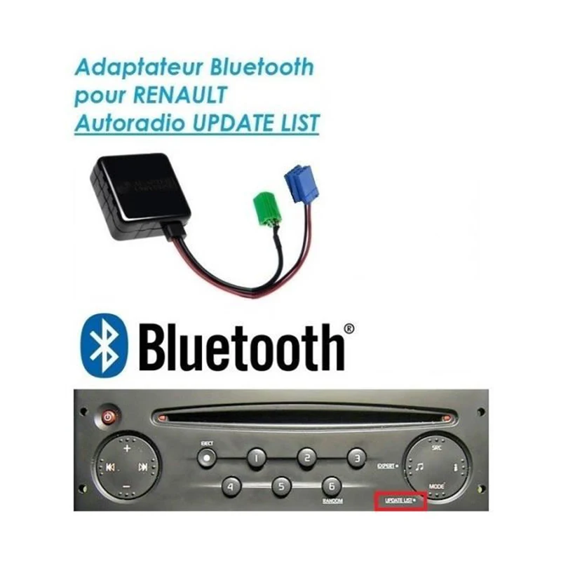 1 шт., автомобильный AUX аудиомодуль Bluetooth кабель провод адаптер 12 В для Renault Bluetooth AUX заменитель адаптера