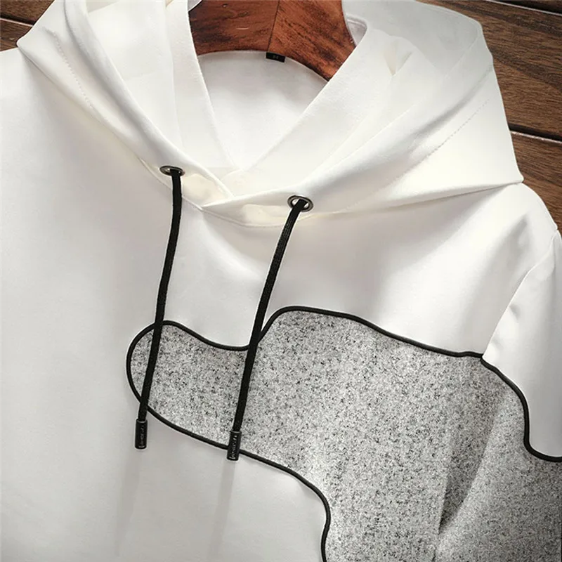 Мужская толстовка новый стиль модная кепка и длинный рукав хип-хоп уличная