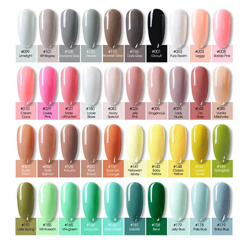 Лак для ногтей 10 мл фиолетовый красный черный розовый синий отмачиваемый УФ Гель