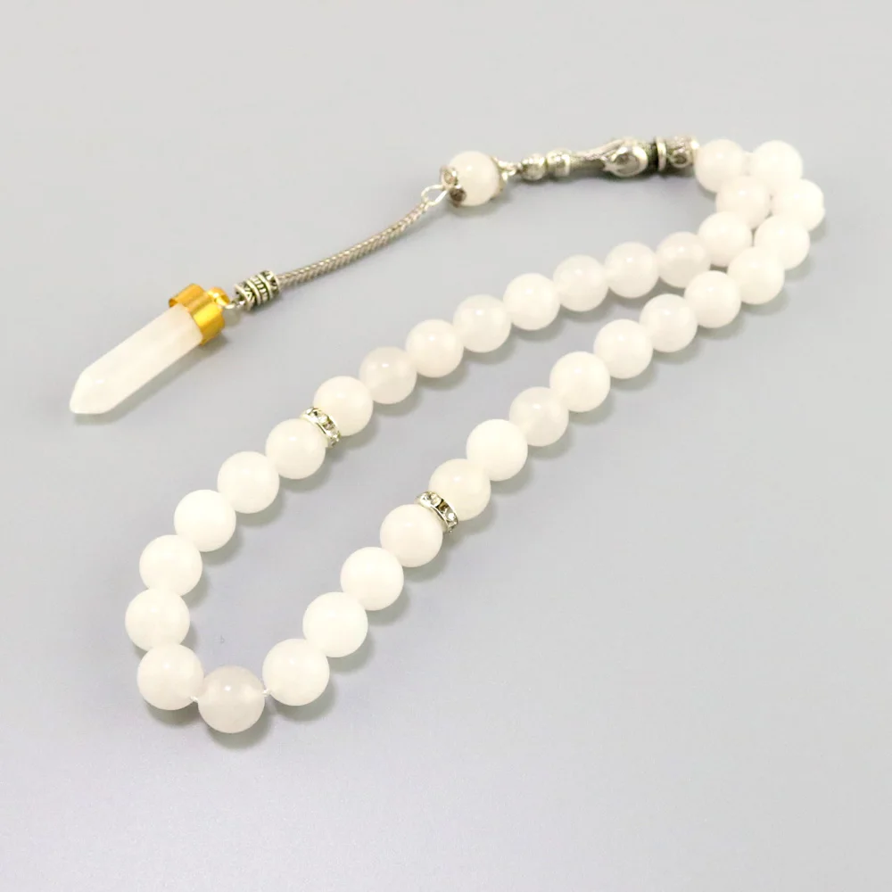 

Natural Agates stones Tasbih 33 66 99 beads Luxurious rosary for men Muslim misbaha Man's prayer beads bracelets stone Tesbih Gi