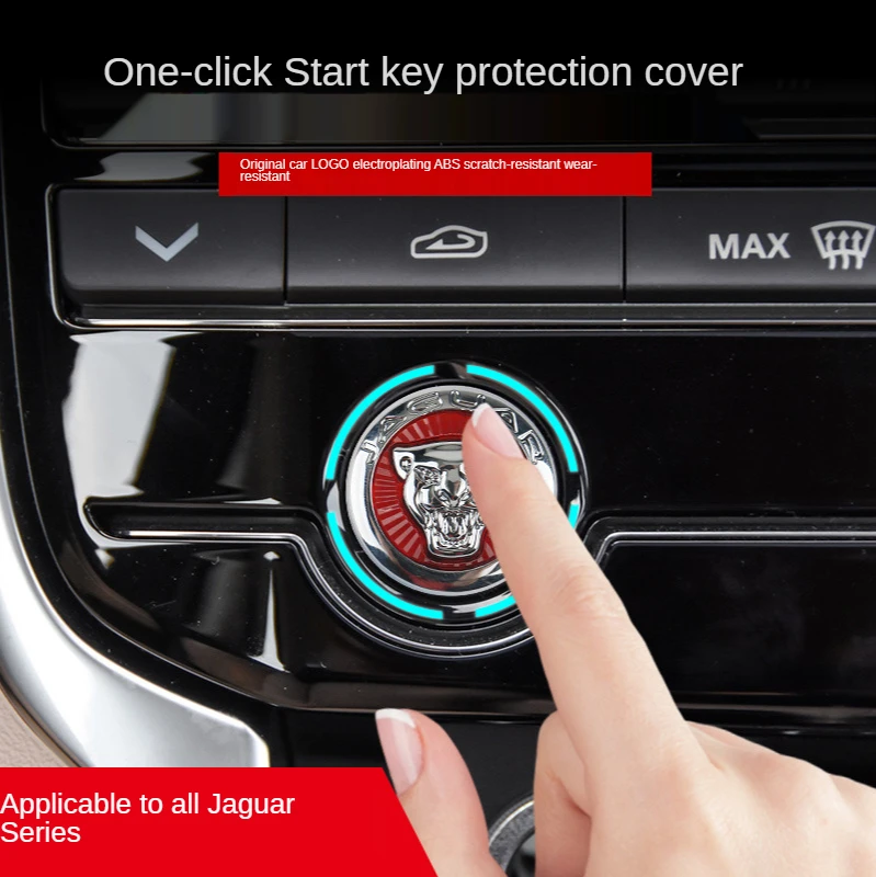 

Jaguar one key start decorative sticker XFL XEL F PACE XJL XF XE XJ one key start protective cover
