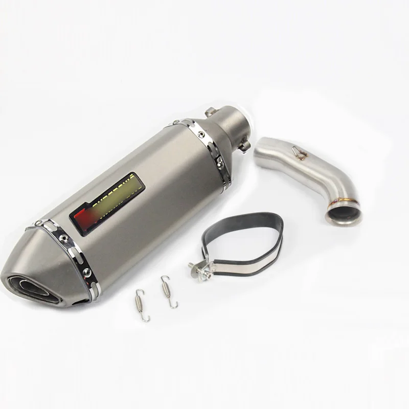 Слипоны Duke 125 250 390 RC390 мотоцикл выхлопной глушитель Mid подключения трубы ссылку для KTM Duke 125 250 390 RC390