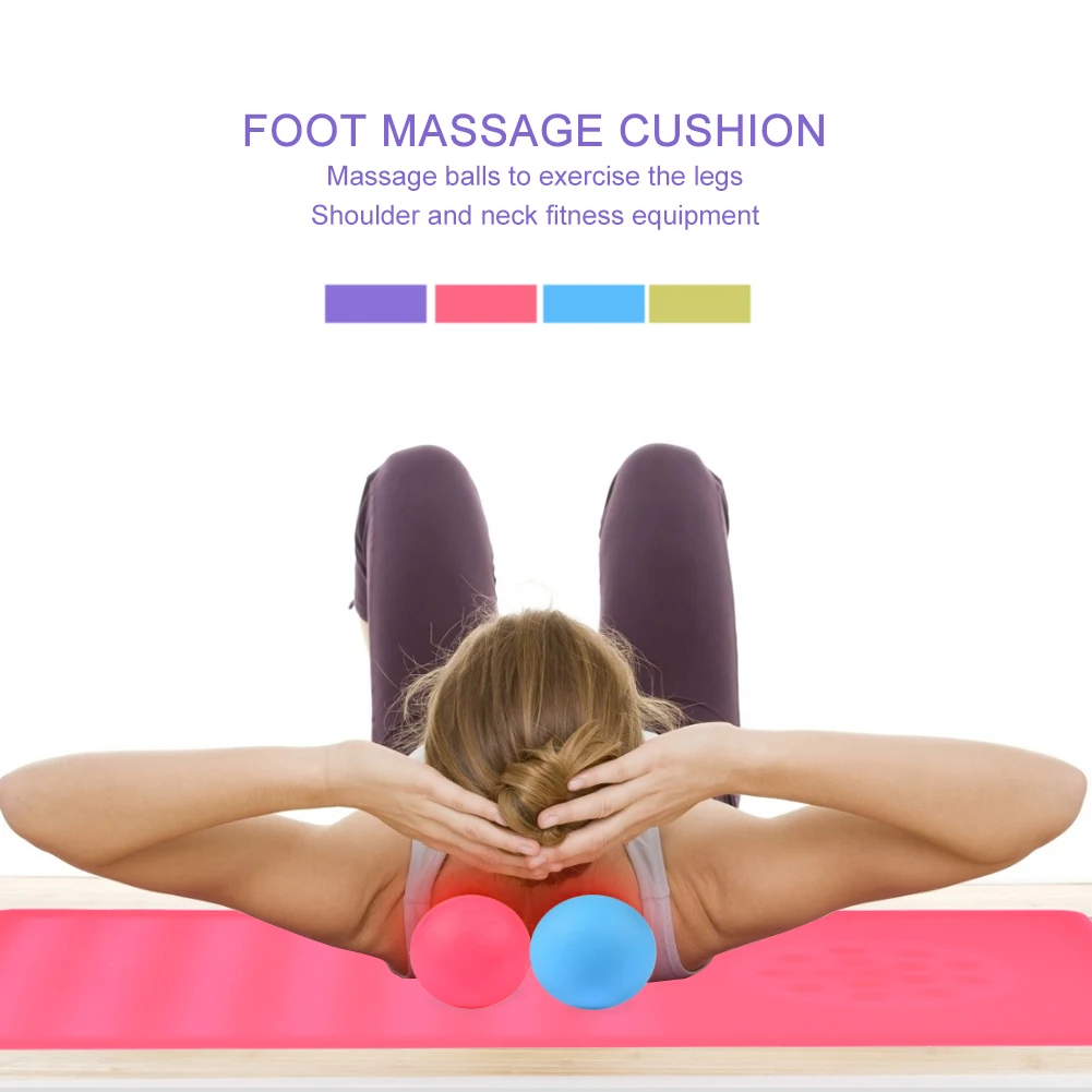 Силиконовый Массажный мяч подошва для ног плечо облегчение боли в мышцах коврик