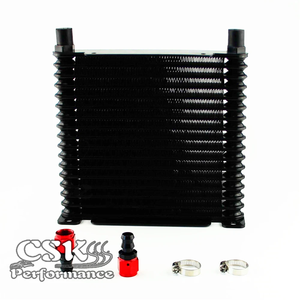8-дюймовый 32 мм алюминиевый 17-рядный двигатель/гоночный масляный радиатор