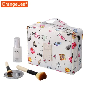 Новая женская нейлоновая сумка для косметики, набор туалетных принадлежностей, органайзер, водонепроницаемая Портативная сумка для макияжа, косметический чехол для путешествий