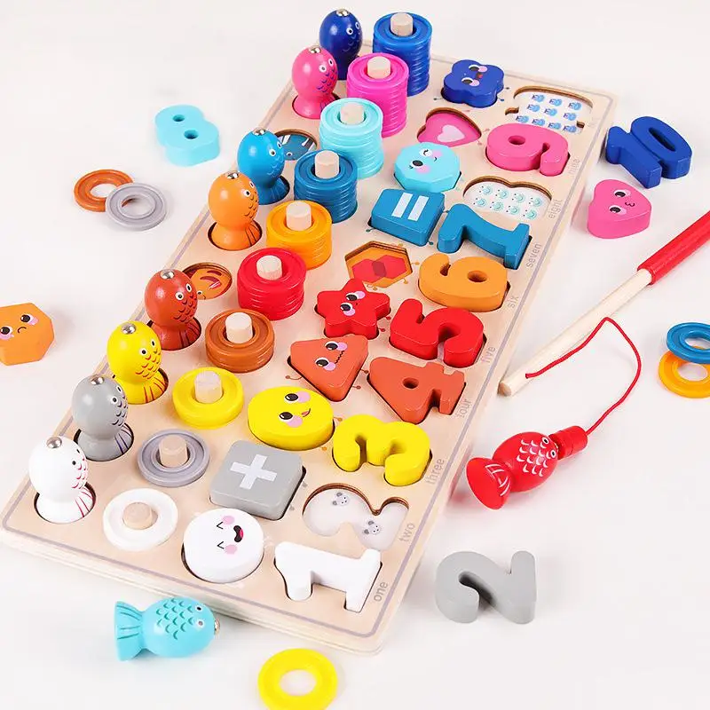 

Деревянное выражение цифры буквы форма соответствующая Когнитивная плотная доска Магнитная рыбалка Раннее детство Монтессори обучающие и...