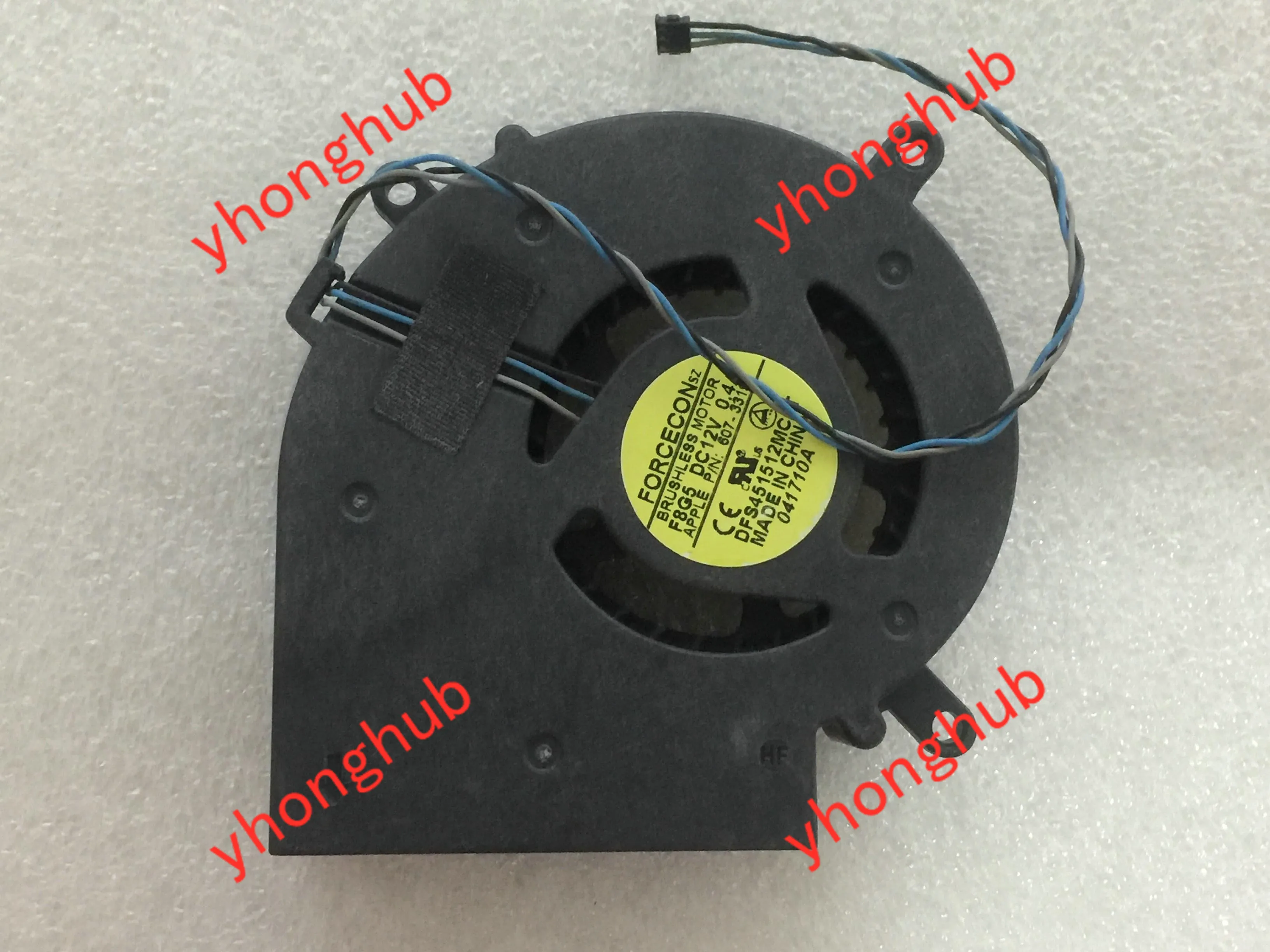 3-проводной серверный охлаждающий вентилятор CECONsz DFS451512MC0T DC 12 В 0.4A 3-проводной серверный охлаждающий вентилятор CECONsz DFS451512MC0T DC 12 В 0.4A