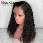 Парик из человеческих волос, вьющиеся человеческие волосы Remy, бразильский парик, бесклеевые парики для чернокожих женщин 13x4, парик из волос Humain 150