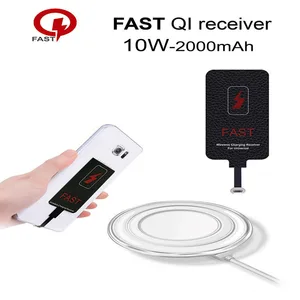 Fast Wireless Charger Receiver 10W, Qi 2000mah Wireless Charging
Receiver for iPhone/Samsung and Other Non-Qi Phones