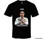 Бесплатная Футболка Vybz Kartel газа, рэп, хип-хоп, певец, Ямайка, регги