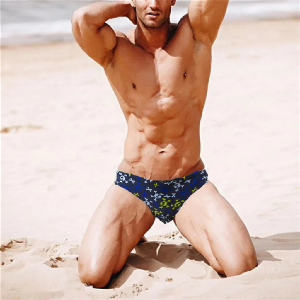 Новые Купальники мужские плавки пляжный купальник с принтом пляжная одежда