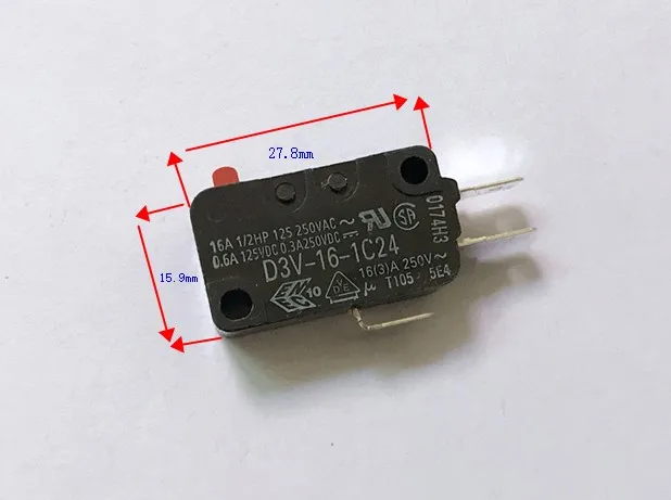 Оригинальный новый 100% D3V-16-1C24 micro switch 16A 250VAC предеход переключатель | Обустройство