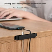 self adhesive cable winder cord organizer cable management for organizing home office desk phone car cable wire clamps