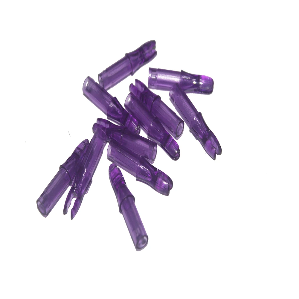 12pcs Archery arrow Nocks Internal for ID6.2mm OD7.6mm arrow shaft with compound bow hunting shooting