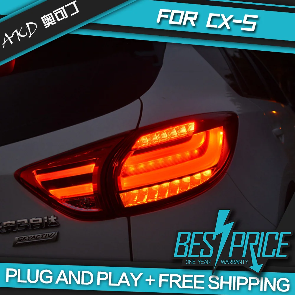 АКД тюнинговые автомобильные задние фары для Mazda CX-5 CX5 2013-2016 светодиодный ные ДХО