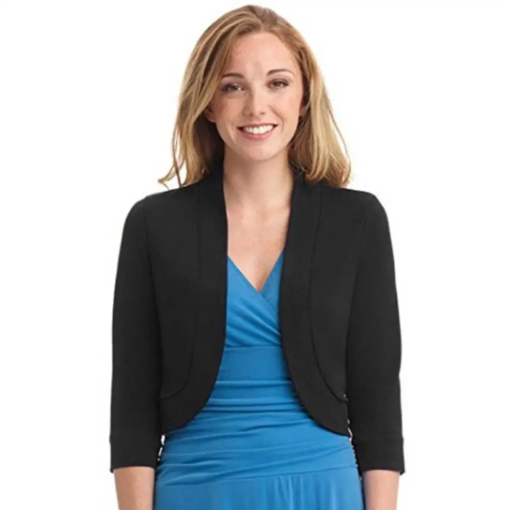 Женское болеро пальто большого размера короткое кардиган однотонный короткий