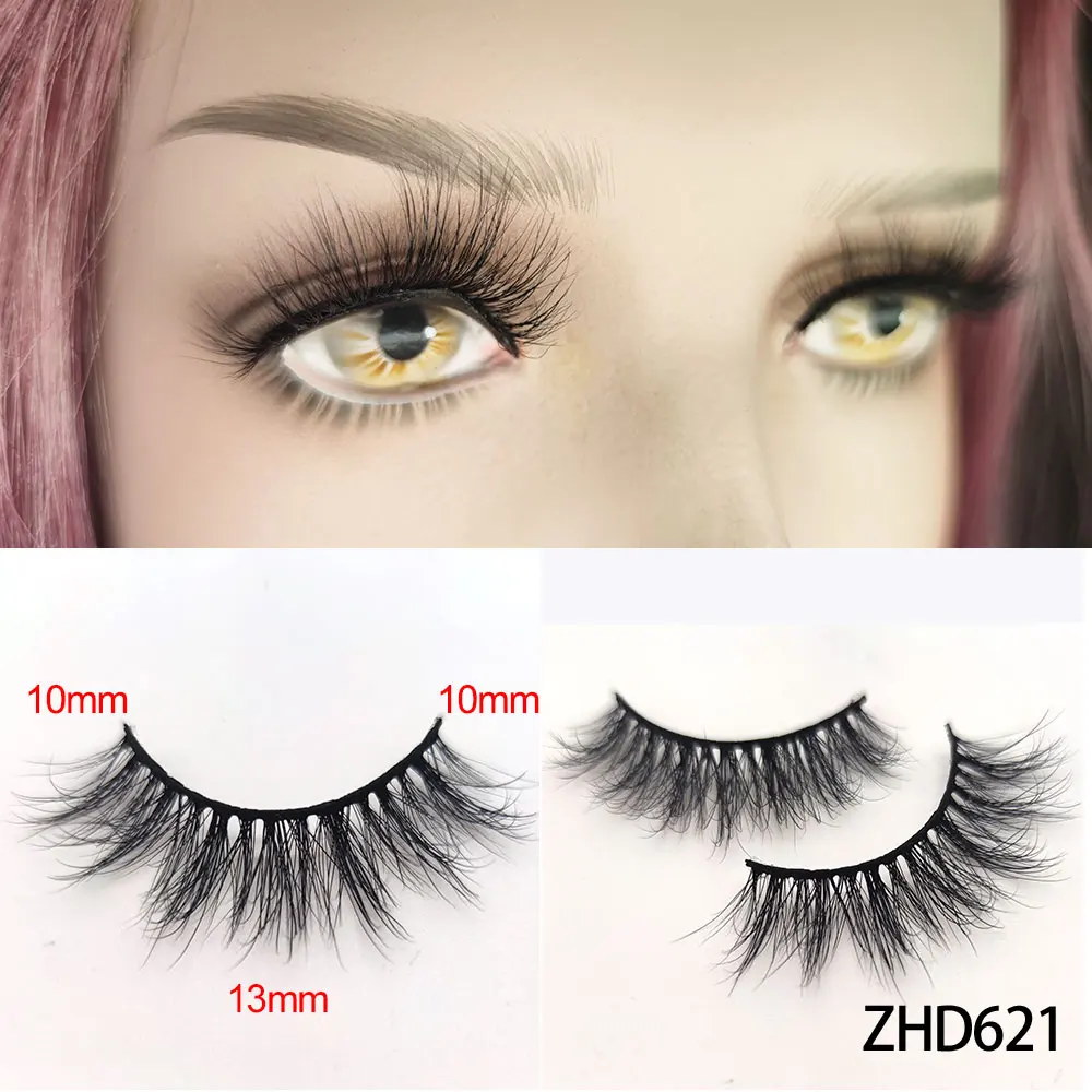 5D пушистый мех норки ресницы густые не тестировалось на Ленточные накладные 100%