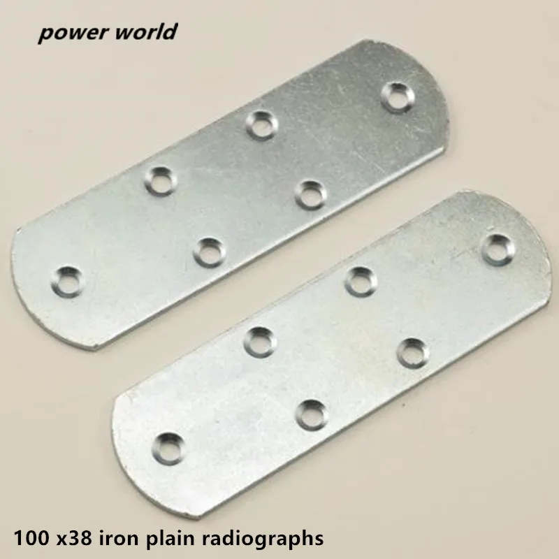 Оцинкованные плоские угловые кронштейны в средних угловых кронштейнах 38 прямых