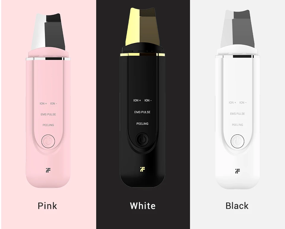 Xiaomi inFace Ultrasonic Ion Cleansing Instrument Massage Skin Scrubber Peeling Shovel Facial Pore Cleaner Machine