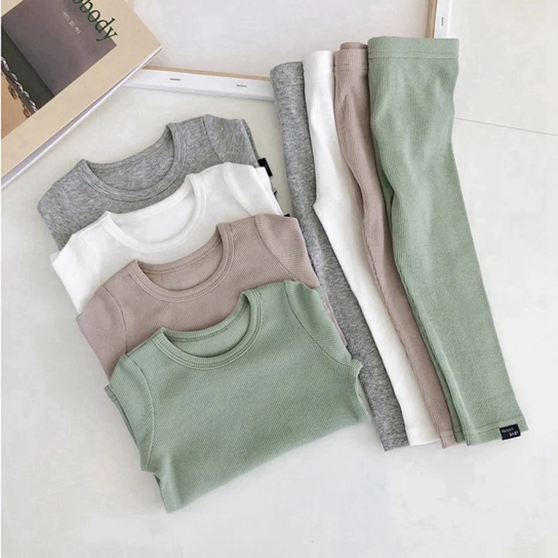 

Baby Kids Pajamas Sets Cotton Boys Sleepwear Suit Autumn Girls Pajamas Long Sleeve Pijamas Tops+Pants 2pcs Children Clothing