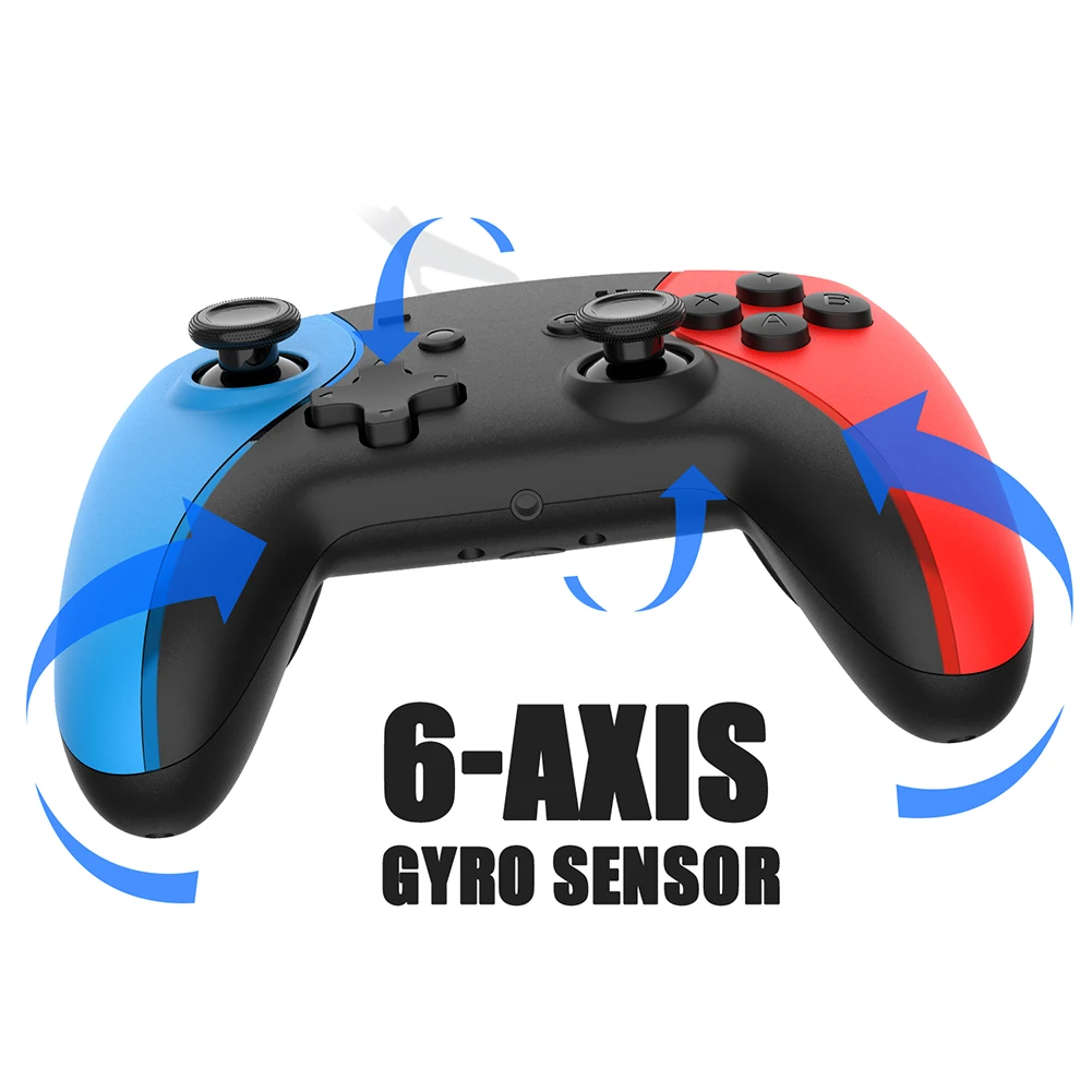Wireless Video Game Controller for NS Switch Pro Gamepads Bluetooth-compatible Dual Motor Vibration 6 Axis Gyro Function Console |