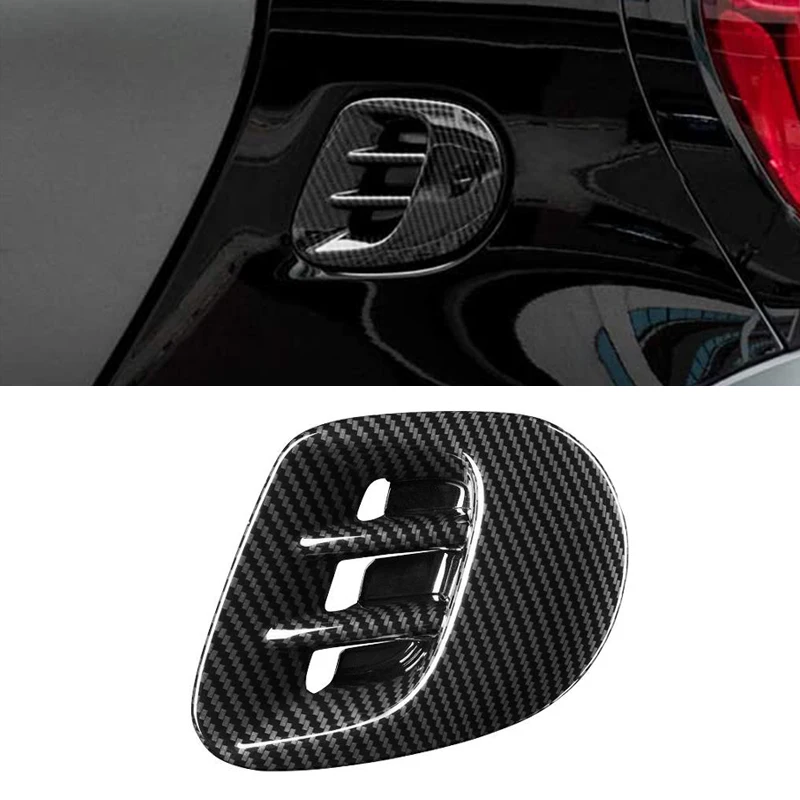 

Carbon Fiber for Mercedes-Benz Smart Fortwo Rear Air Outlet Decorative Frame Sticker 3D Air Outlet Protection Cover